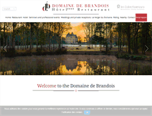 Tablet Screenshot of domainedebrandois.com